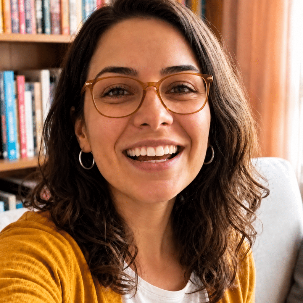 Retrato da autora Nina Castanho